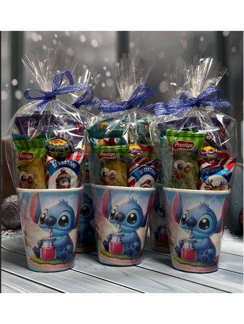 Склянка із солодощами для дітей Поні набір солодощів для дитини набір цукерок з листівкою