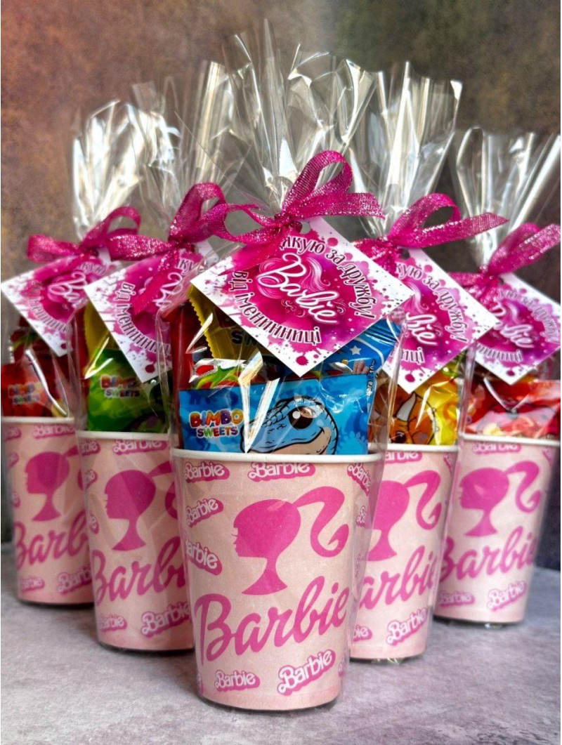 Набір із солодощами для дітей,індивідуальний подарунковий стакан для дитини Набір із солодощами для дітей,індивідуальний подарунковий стакан для дитини