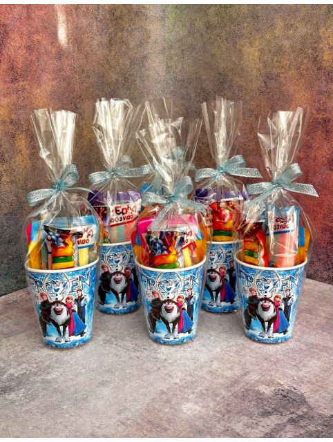 Святкові пакунки , Солодке частування для дитячого садка, Індивідуальні набори цукерок